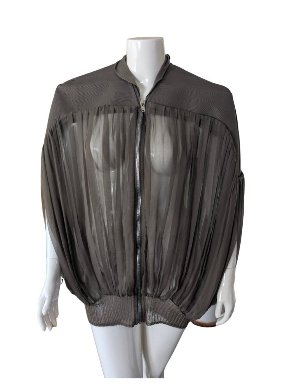 Rick Owens - Fogachine SS22, Girdered Bubble Jacket in Dust - Rare Archive w Tag